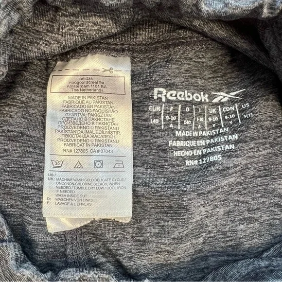 Reebok Gray and Black Shorts Set of 2, Girl’s 7 - Picture 8 of 9